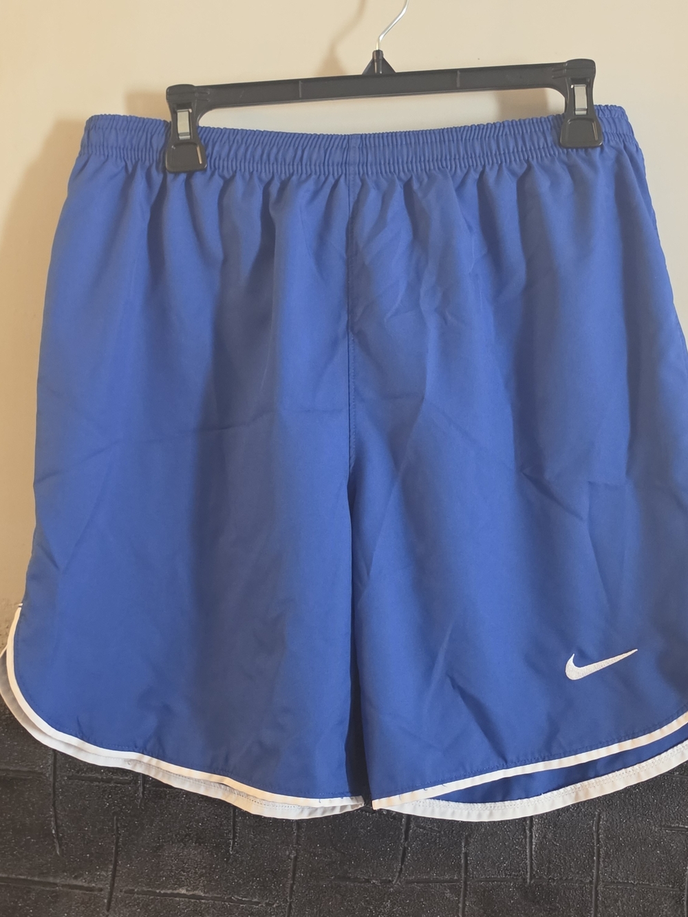 Nike Royal Blue Athletic Shorts with White Trim